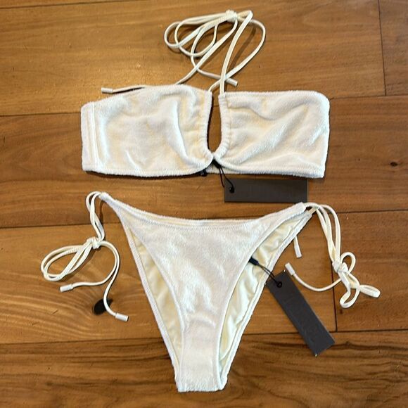 TRIANGL ASTER COCONUT TERRY SET 🥥 NWT + BAG - Picture 9 of 10